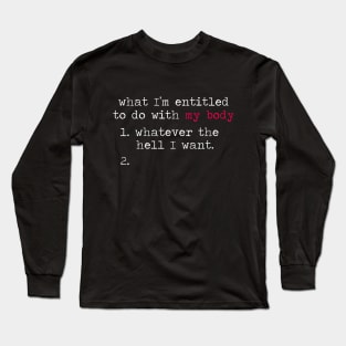 Choose (dark) Long Sleeve T-Shirt